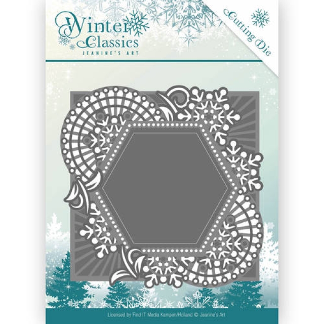Jeanine's Art DIE Schneideschablone Winter Classics Mosaic Frame