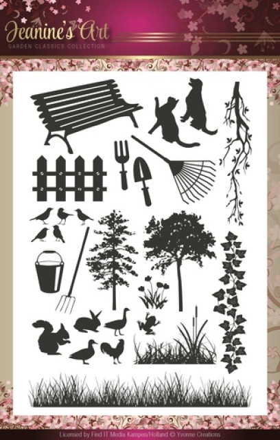 Jeanines Art Clearstamp Garden Classics