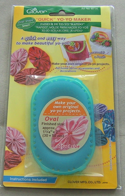 Clover Jo-Jo Schablone oval small klein "Rapido2"