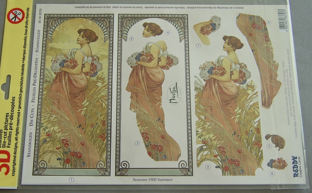3D Stanzbogen Jugendstil 1900 Spring and Summer