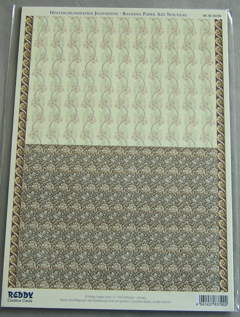 Hintergrundpapier Jugendstil 1