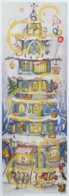 Panorama Adventskalender "Weihnachtsturm"