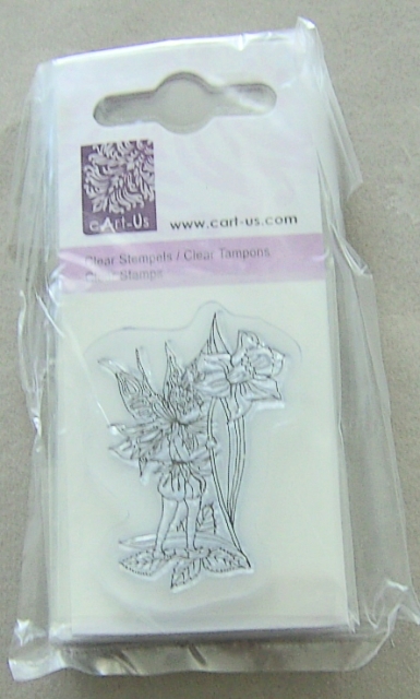 Kars Mini Clear Stamp Elfe mit Narzisse