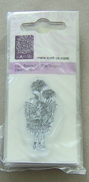 Kars Mini Clear Stamp Elfe mit Kornblume
