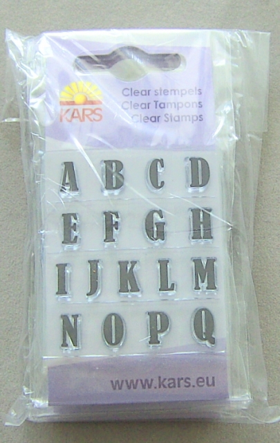 Kars Mini Clear Stamp Alphabet