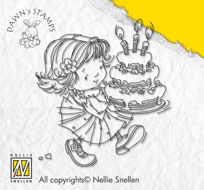Kars Mini Clear Stamp Dawn with Birthday