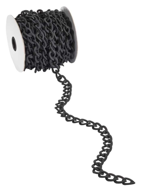 Kette 20 mm schwarz pro Meter