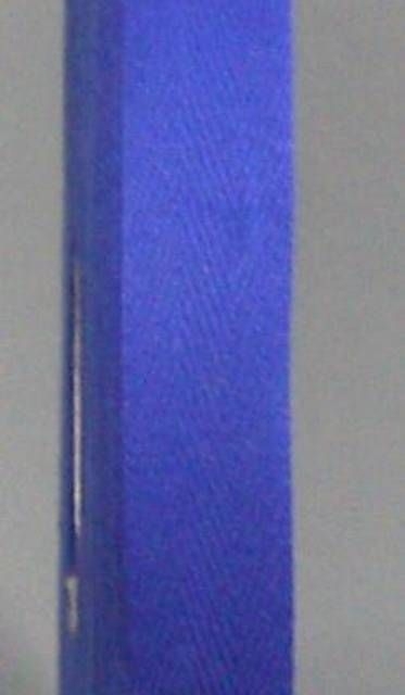 Zwirnköperband 100 % Baumwolle 15 mm pro Meter blau
