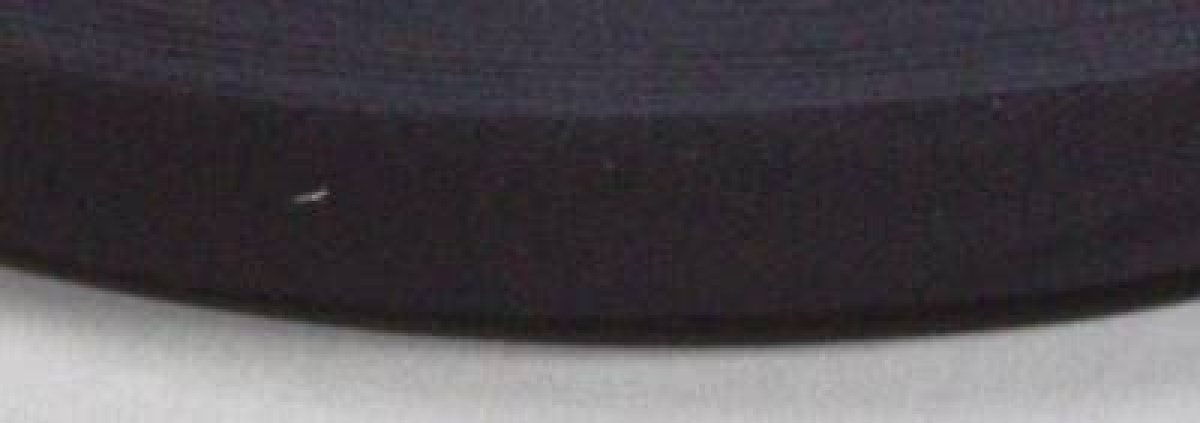 Zwirnköperband 100 % Baumwolle 15 mm pro Meter schwarz