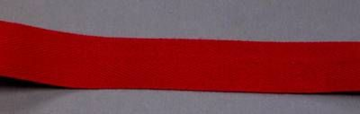 Köperband 100 % Baumwolle 20 mm pro Meter dunkelrot