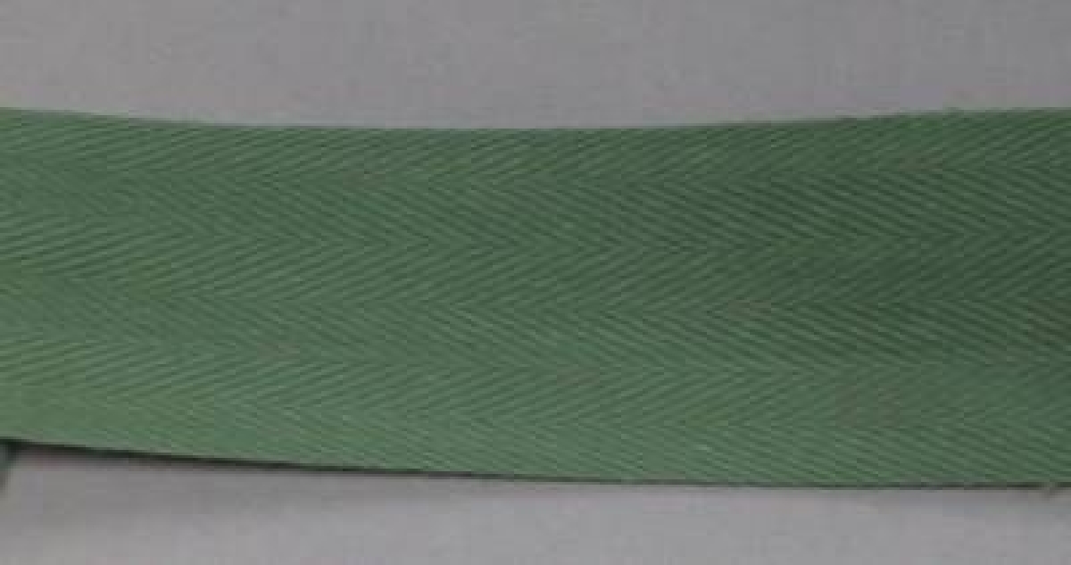 Köperband 100 % Baumwolle 30 mm pro Meter grün