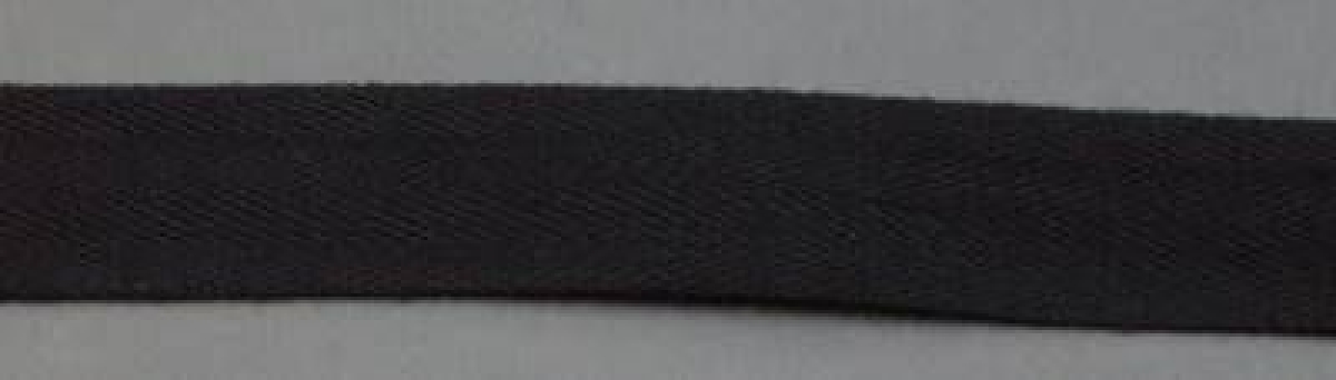 Köperband 100 % Baumwolle 30 mm pro Meter schwarz