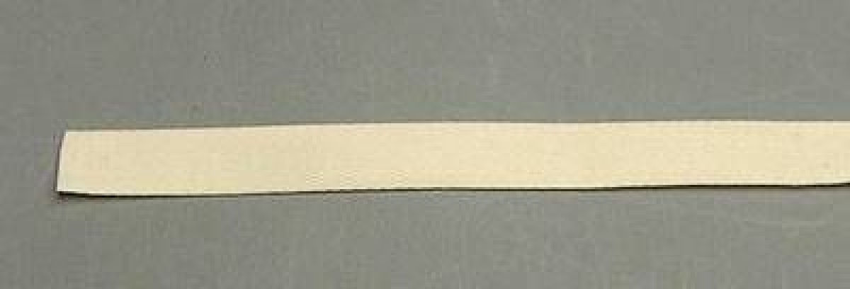 Köperband 100 % Baumwolle 14 mm pro Meter creme