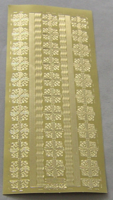 Konturensticker "Borte III" gold