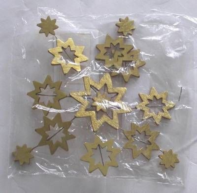 KNORR PRANDELL Sternenkristall gold 16 cm