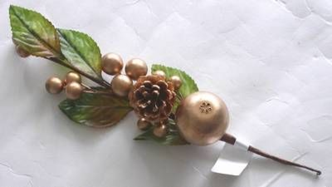 KNORR PRANDELL Apfelzweig gold 23 cm