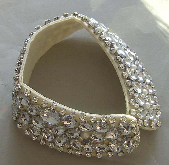 Kragenbesatz COLLETTO PIETRE CRYSTAL