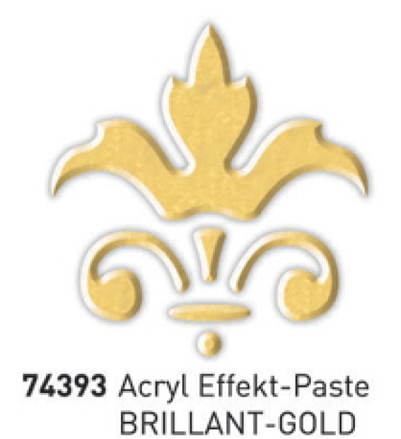 Home Design Acryl Effekt-Paste Brillant Gold 150 ml