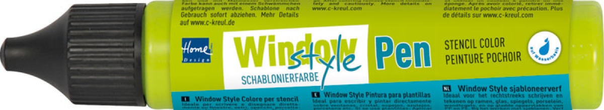 Home Design Window Style Schablonierfarbe Holunder