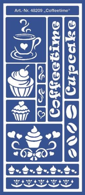 Hobby Line Motivschablonen Coffeetime