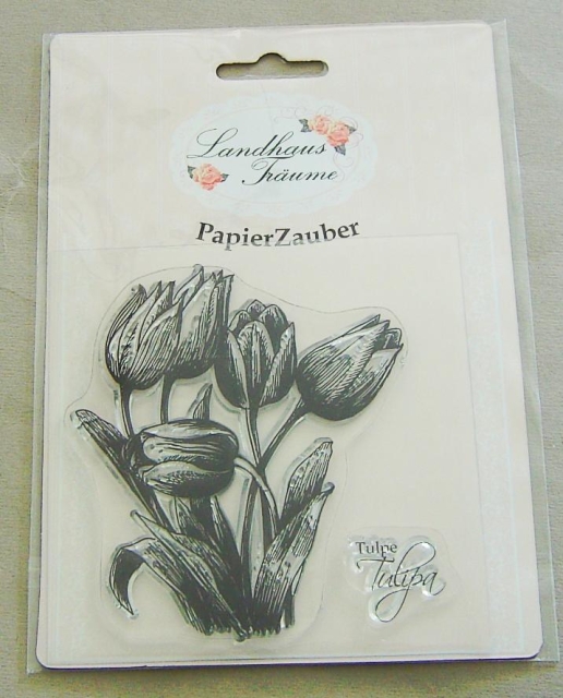Landhaus-Träume Silikonstempel Tulpe