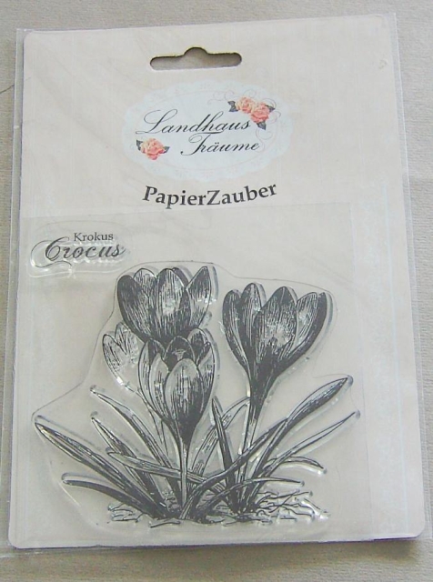 Landhaus-Träume Silikonstempel Krokus