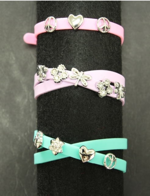 Laurello Schmuckteil Blume I silberfarben Beutel mit 2 Stück