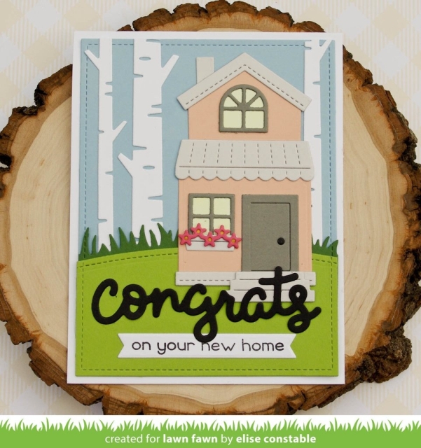 Lawn Fawn Dies Schneideschablonen Build A House