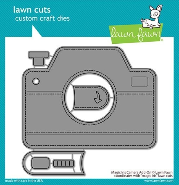 Lawn Fawn Die Schneideschablone Magic Iris Camera Add-On Dies