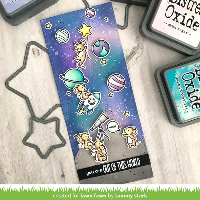 Lawn Fawn Die Schneideschablone Just Stitching Stars