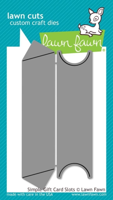 Lawn Fawn Simple Gift Card Slots Dies Stanzschablonen