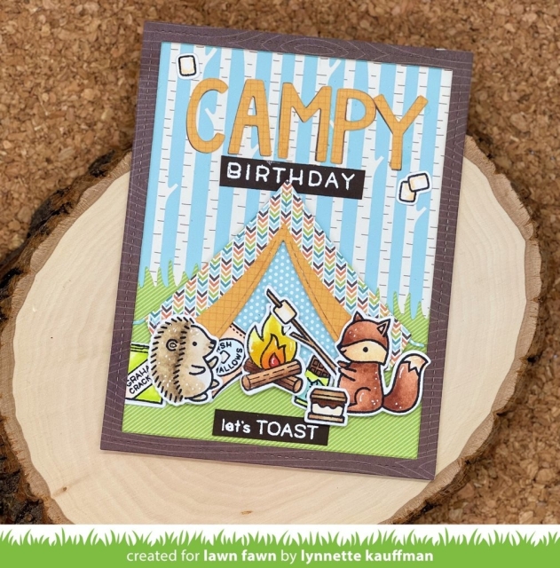 Lawn Fawn Dies Stanzschablonen Build-A-Campsite