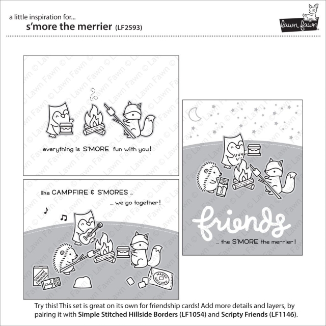 Lawn Fawn Clear Stamps S'more the Merrier