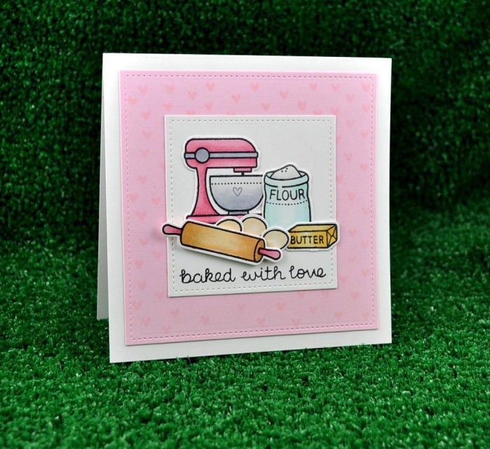 Lawn Fawn Clear Stamps Baked with Love
