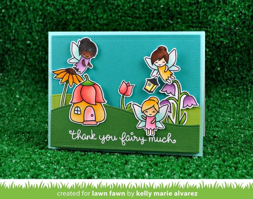 Lawn Fawn Clear Stamps Fairy Friends