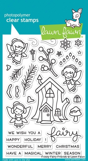Lawn Fawn Clear Stamps Frosty Fairy Friends