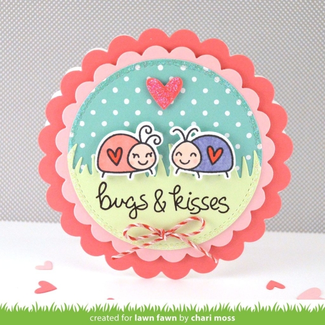 Lawn Fawn Clear Stamps Bugs and Kisses