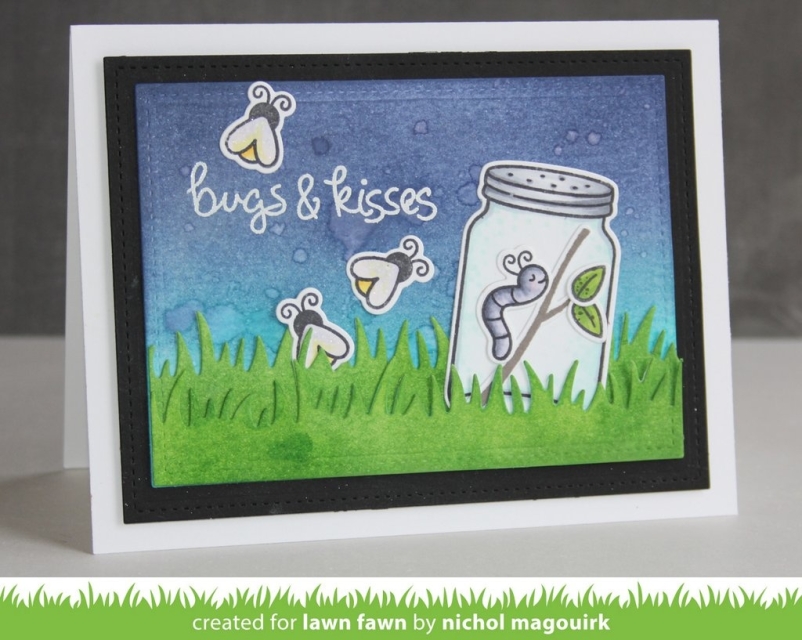 Lawn Fawn Clear Stamps Bugs and Kisses