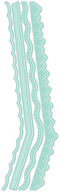 LDRS Creative Offset Slimline Stack-ables Dies Stanzschablonen