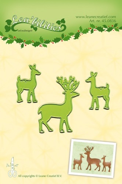 Lea bilitie Schneide- und Prägeschablone Deer