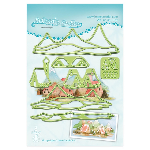 Lea bilitie Schneide- und Prägeschablone Landscape Houses