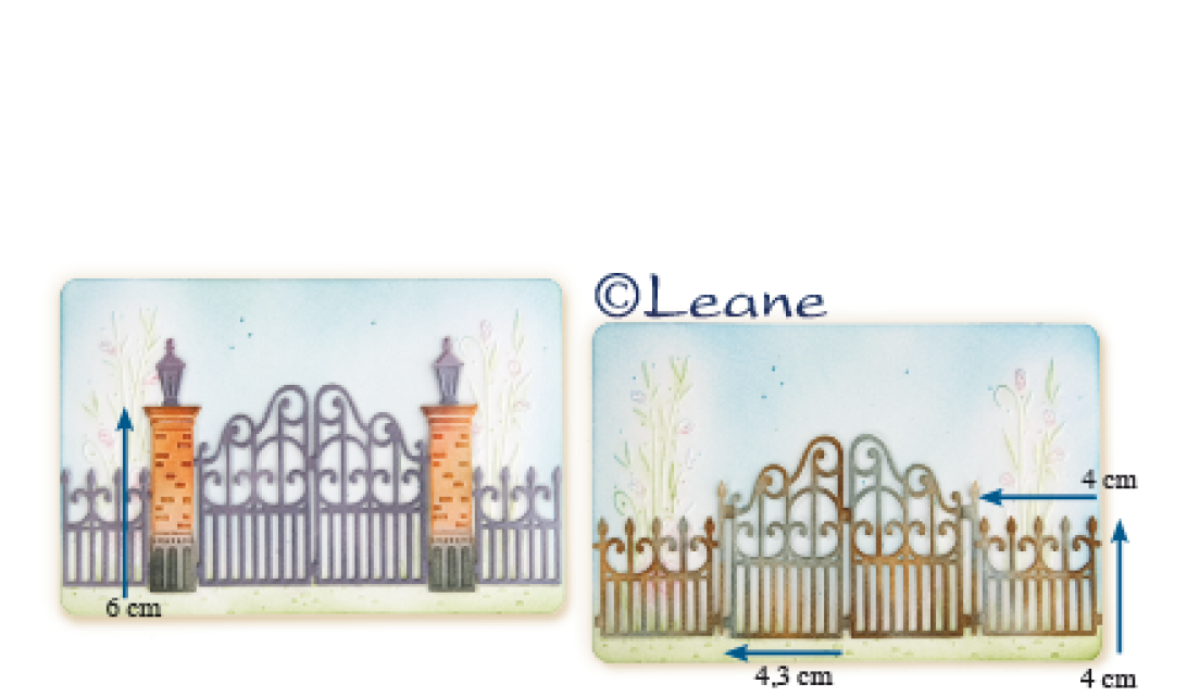 Leabilitie Schneide- und Prägeschablone Garden Gate