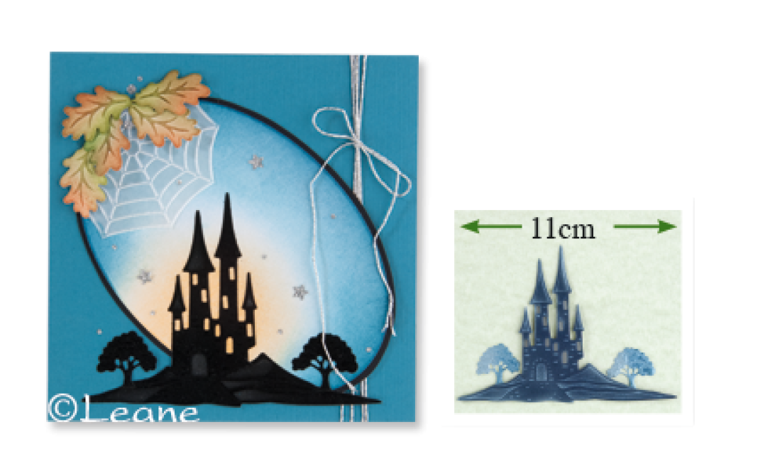 Leabilitie Schneide- und Prägeschablone Landscape Castle