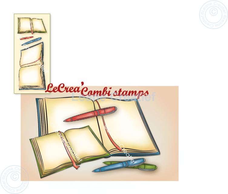 Leane Creatief An Open Book Clear Stamp Transparenter Stempel