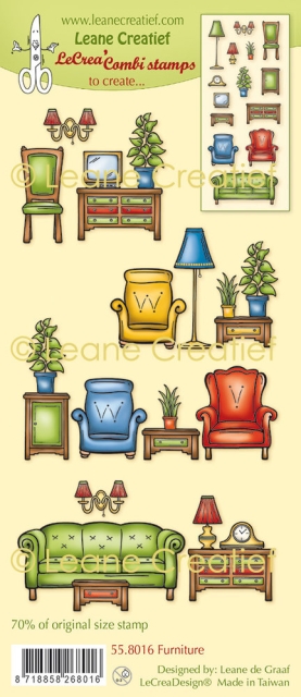 Leane Creatief Furniture Combi Clear Stamp