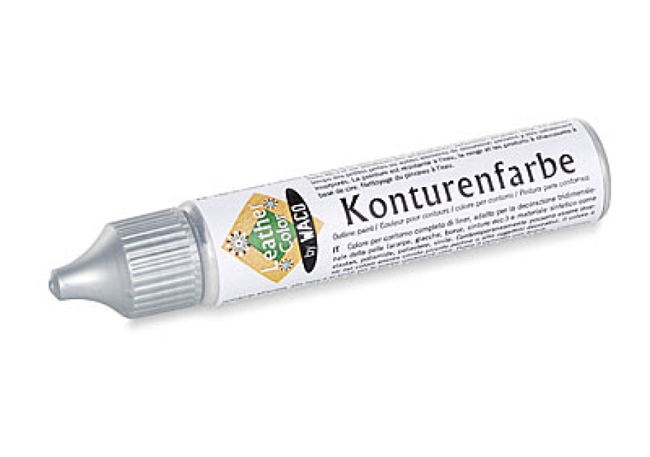 Knorr Prandell Waco Lederfarbe Leather Color Konturenfarbe 25 ml silber