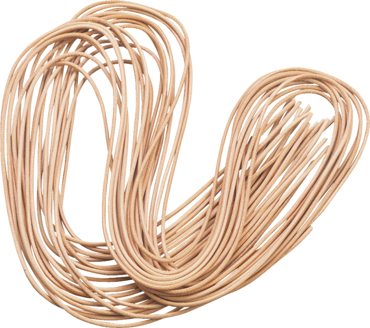 Lederriemen 1 mm 1 Meter 2 Stück natur