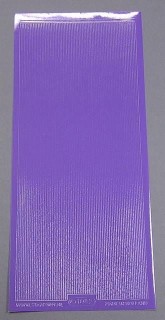 Stickerbogen 10 x 23 cm Schmale Streifen violett