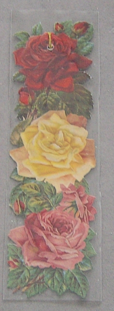 Ernst Freihoff 1 Lesezeichen 16 x 4,5 cm Motiv mit Rosen