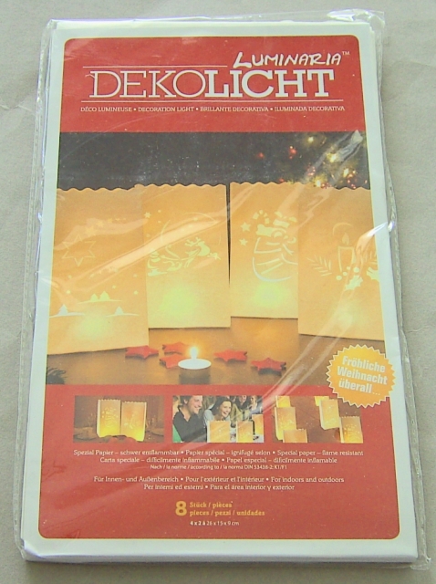 Efco Lichttüte Weihnachtszeit-Mix 26 x 15 x 9 cm